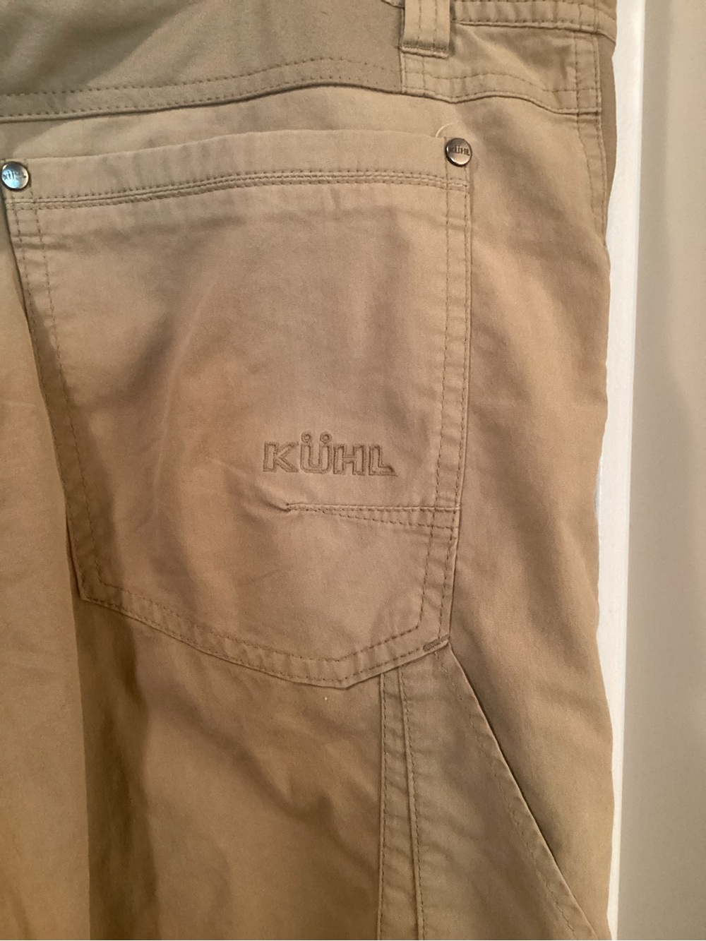 KUHL Radikl Pants Mens 38x30 Khaki Stretch Hiking Workwear Camping Outdoor - Picture 4 of 6